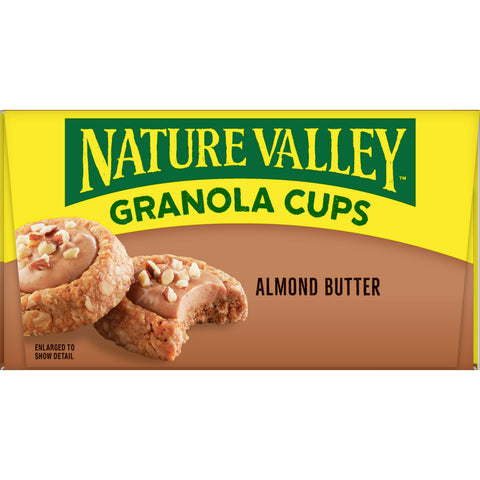Nature Valley Almond Butter Granola Cups, 14.88 Ounce -- 6 per case.