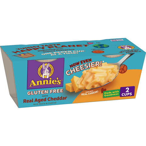 Annie's® PASTA RICE MACARONI CHEDDAR 2 PACK GLUTEN FREE