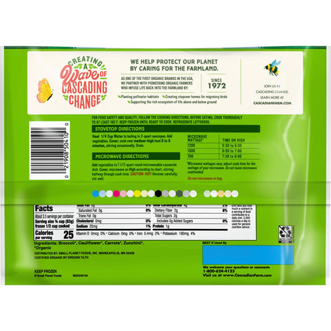 Cascadian Farm™ VEGETABLE CALIFORNIA BLEND ORGANIC