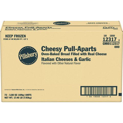 Pillsbury Cheesy Pull-Apart Bread, 3.88 Ounce -- 72 per case