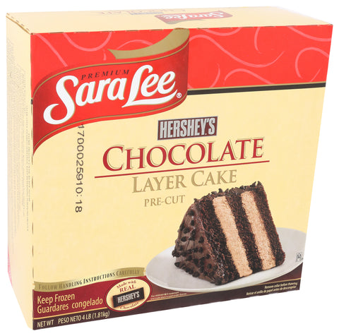 Sara Lee Frozen CAKE LAYER HERSHEY'S CHOCOLATE PREMIUM UN-CUT ROUND 9