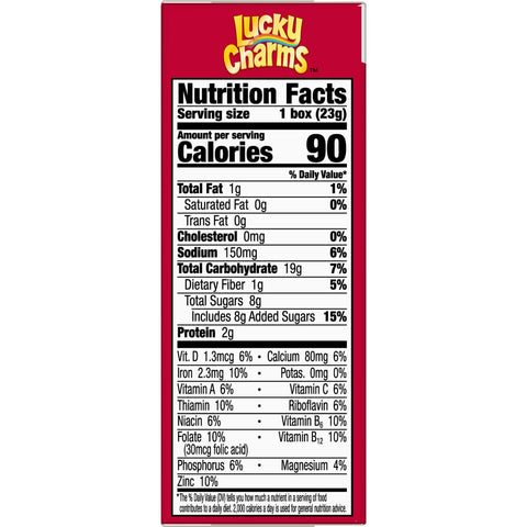 General Mills CEREAL LUCKY CHARMS® SINGLEPAK