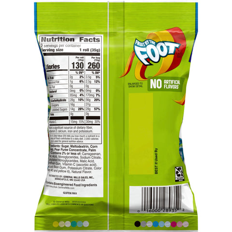 Fruit By The Foot King Size Orange and Cherry Fruit Snacks, 20 Ounce box -- 6 boxes per case