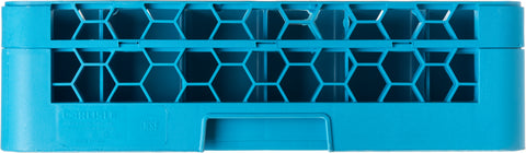 Carlisle RACK GLASS OPTICLEAN™ 36-COMPARTMENT W/ 1-EXTENDER CARLISLE BLUE