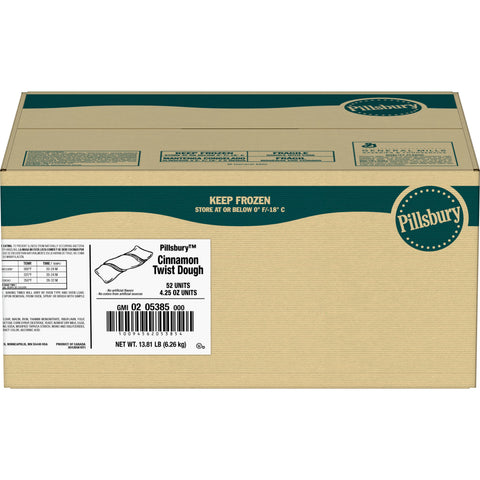 Pillsbury® CINNAMON ROLL DOUGH TWIST ZT FTO
