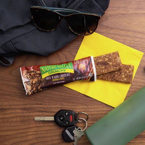 Nature Valley Dark Chocolate Crunchy Granola Bar, 8.94 Ounce -- 12 per case.