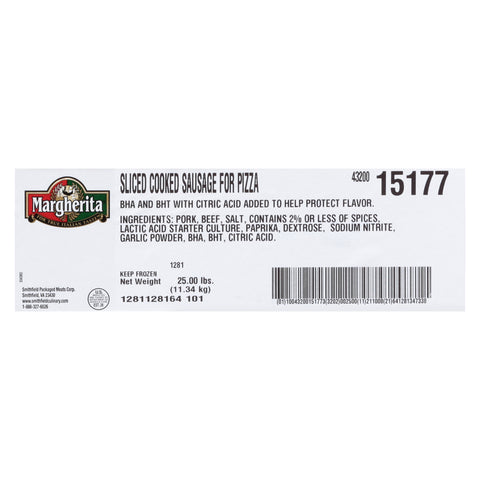 Patrick Cudahy PEPPERONI BEEF AND PORK SLICED 36MM 16-18 CT/OZ FROZEN