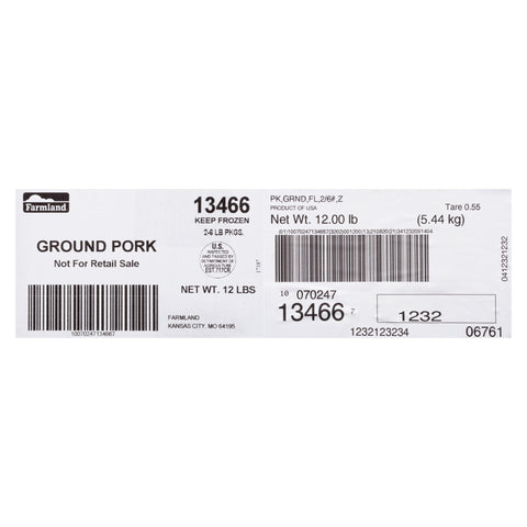 Farmland (SF) PORK GROUND 80/20