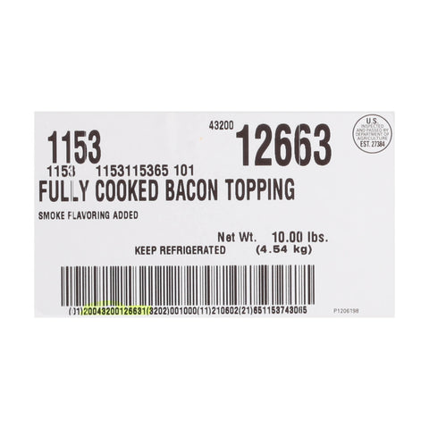 Patrick Cudahy BACON TOPPING FC PAVONE 1/2