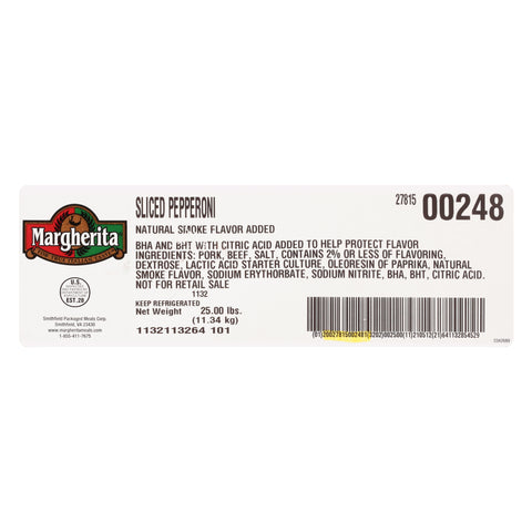 Margherita PEPPERONI SLICED COLLAGEN