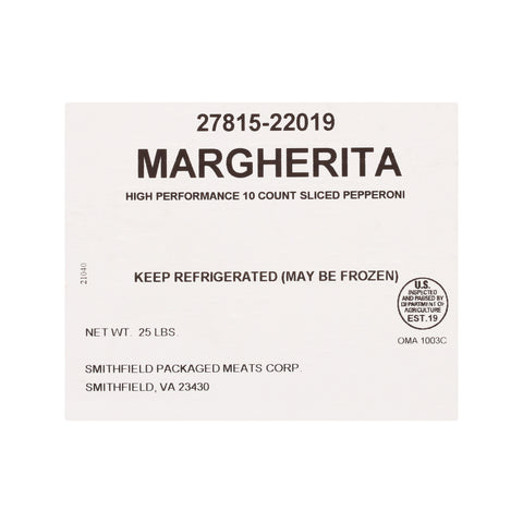 Margherita PEPPERONI HIGH PERFORMANCE 9/11 SLICES