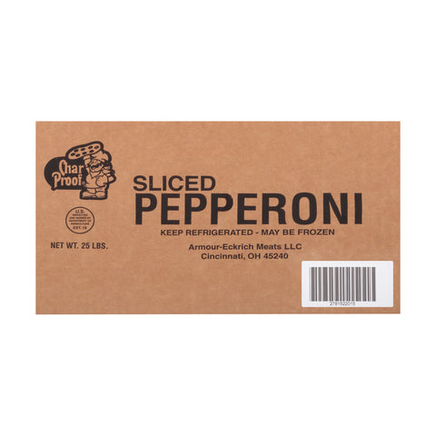 Armour Eckrich 14-16 Sliced Pepperoni, 12.5 Pound -- 2 per case.