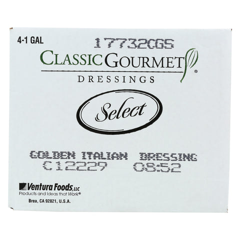 Classic Gourmet Select Golden Italian Dressing, 8.77 Pound -- 4 per case.