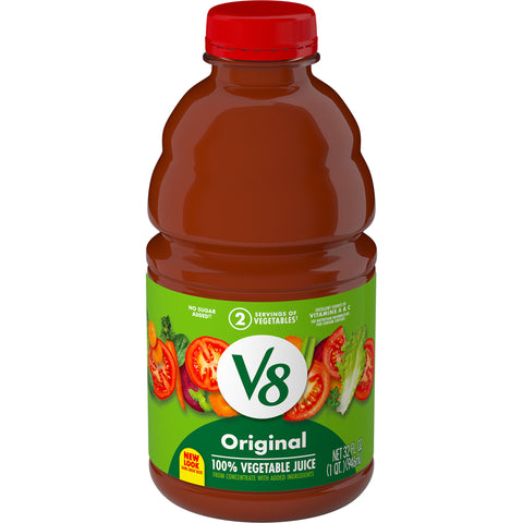 V8® JUICE VEGETABLE 100% PLASTIC BOTTLE
