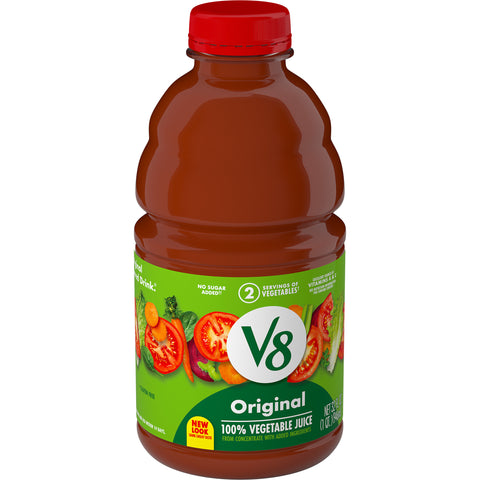 V8® JUICE VEGETABLE 100% PLASTIC BOTTLE