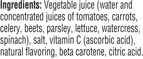 Juice Vegetable Cocktail Plastic Bottle
