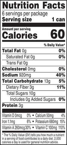 V8 Original Vegetable Juice, 69 Fluid Ounce -- 4 per case.