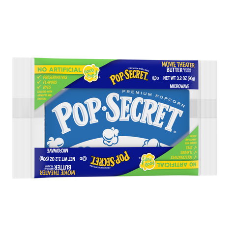 Pop Secret POPCORN MICROWAVE MOVIE THEATER BUTTER DISPLAY