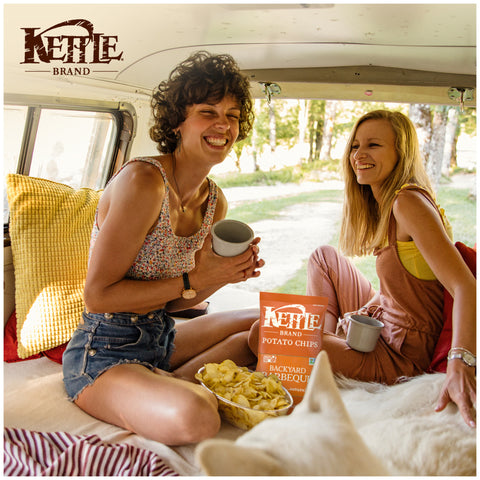 Kettle Foods Backyard Barbeque Potato Chips, 5 Ounce -- 15 per case.