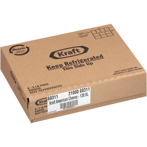 Cheese American Yellow Sliced 120 Ct