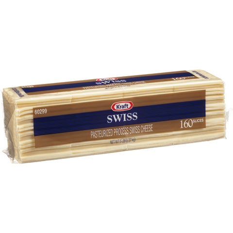 Cheese American Swiss Sliced 160 Ct