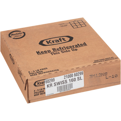 Cheese American Swiss Sliced 160 Ct