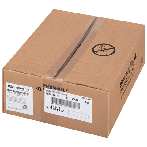 Carando (CDO) CAPICOLA HOT SEMI DRY SLICED 40 SLICE/LB