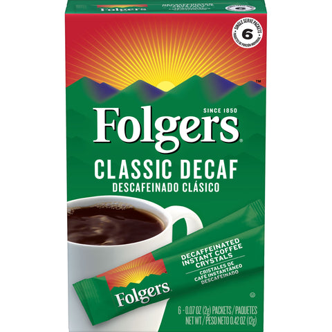 Coffee Decaf Instant Sticks