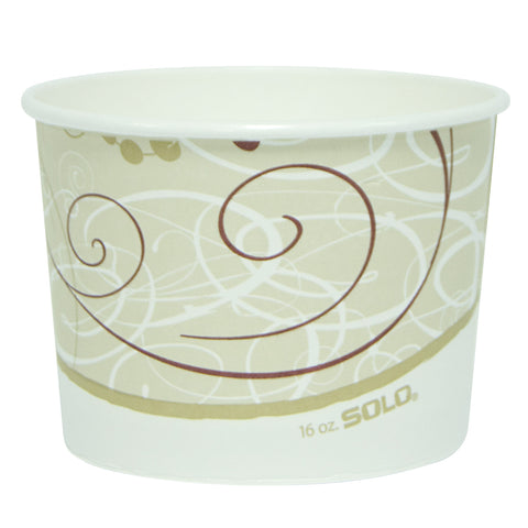 Solo Symphony® CONTAINER PAPER FOOD SINGLE SIDED POLY 16 OZ