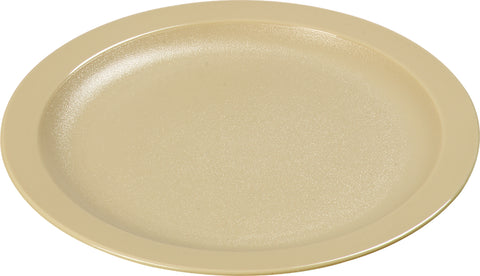 Plate Narrow Rim Polycarbonate Tan 9