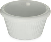 Carlisle RAMEKIN FLUTED MELAMINE PLASTIC WHITE 2 OZ