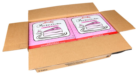 Cake Layer Coconut Premium Un-cut Round 9