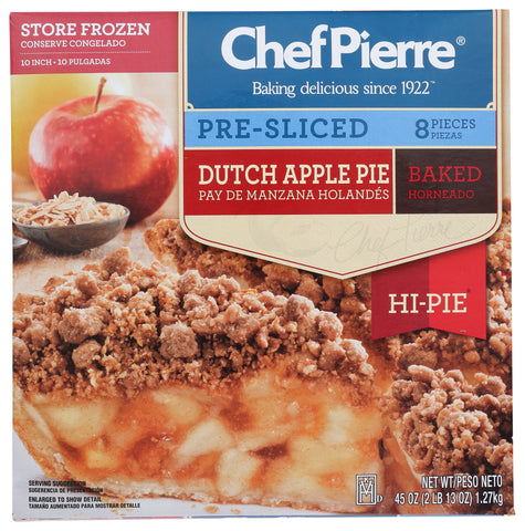 Pie Dutch Apple Hi Pre-sliced 8 Ct