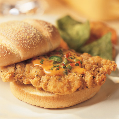 Tyson Homestyle Fritter Chicken Breast, 5 Pound -- 2 per case.