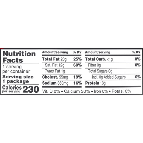 Cracker Barrel Cubes, Extra Sharp Yellow Cheddar, 2 Ounce -- 6 per case