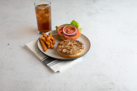 Veal Pattie Chopped Soy Added Oval Shape 4 Oz 5040