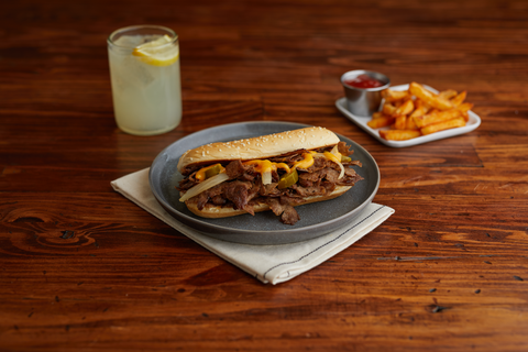 Original Philadelphia BEEF STEAK PHILLY FLAT STYLE MARINATED LOIN BEEF SANDWICH SLICES 7 OZ