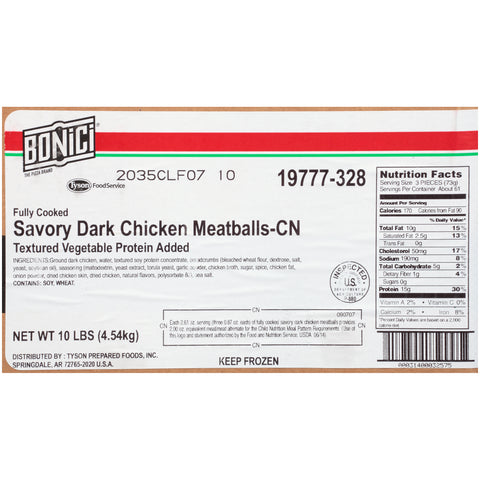 Meatball Chicken W/ Tvp Fc .917 Oz 19777-0328