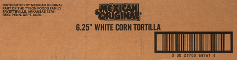 Tortilla Corn White 6.25