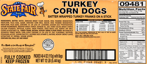 Corn Dog Turkey W/ Sleeve Cn