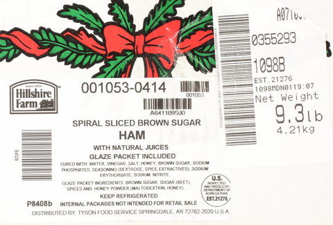 Ham Spiral Half Gift Box 001053-0414