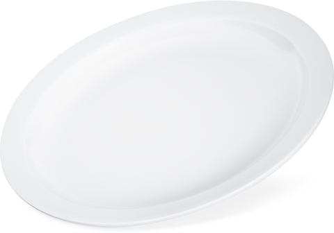 Carlisle PLATE SANDWICH KINGLINE™ MELAMINE WHITE 7.25