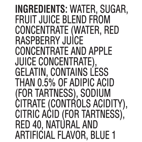 Jell-O GELATIN RASPBERRY RTE