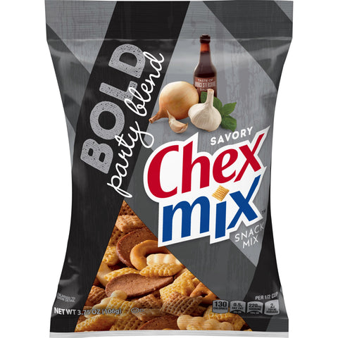 Chex Mix Bold Party Blend Snack Mix, 3.75 Ounce -- 8 per case.