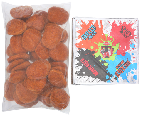 Chicken Patties Hot 'n Spicy Whole Grain Breaded W/ Foil Wrapper 3.26 Oz 5567-0928