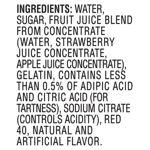 Gelatin Strawberry Ready To Eat