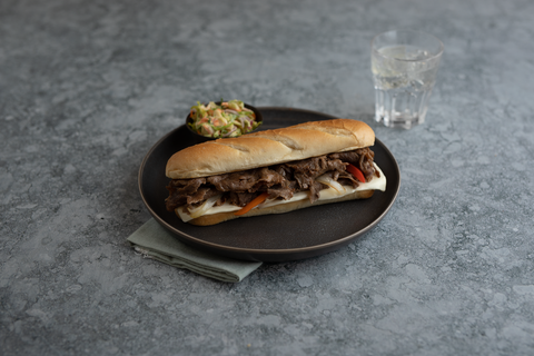 Original Philly WOW Seasoned Beef Sandwich Slices, 6 Ounce -- 27 per case.