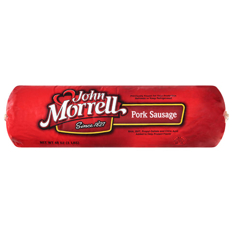 John Morrell Sausage Roll, 3 Pound -- 8 per case.
