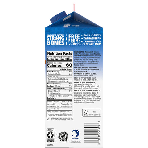 Milk Pure Almond Original Esl