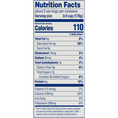 Dannon All Natural Quart Plain Yogurt, 32 Ounce -- 6 per case.